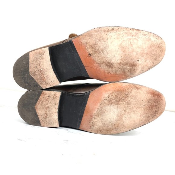 Peal & Co Brooks Brothers Monk Strap Leather Loafers Made In England - Picture 9 of 10